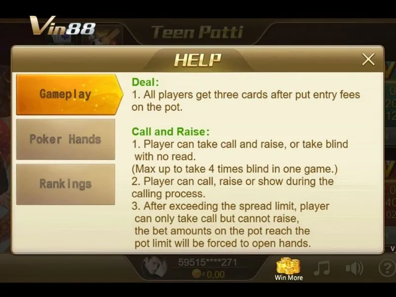 Luật chơi bài Teen Patti được hướng dẫn chi tiết