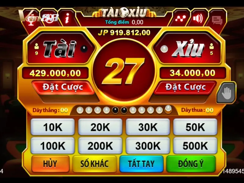 Giao diện trò chơi Big Small