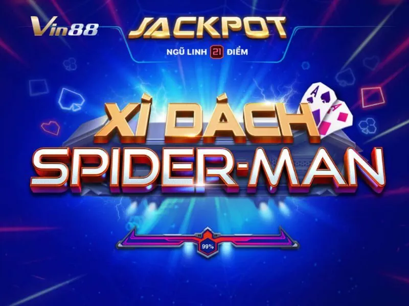 Xì dzách Spiderman Vin88 là một phiên bản game bài thú vị